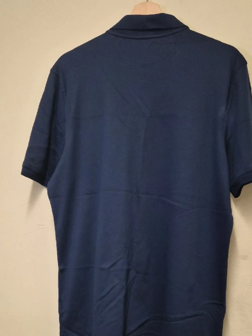 Banana Republic Men's Dark Navy Short-Sleeve Polo Size L